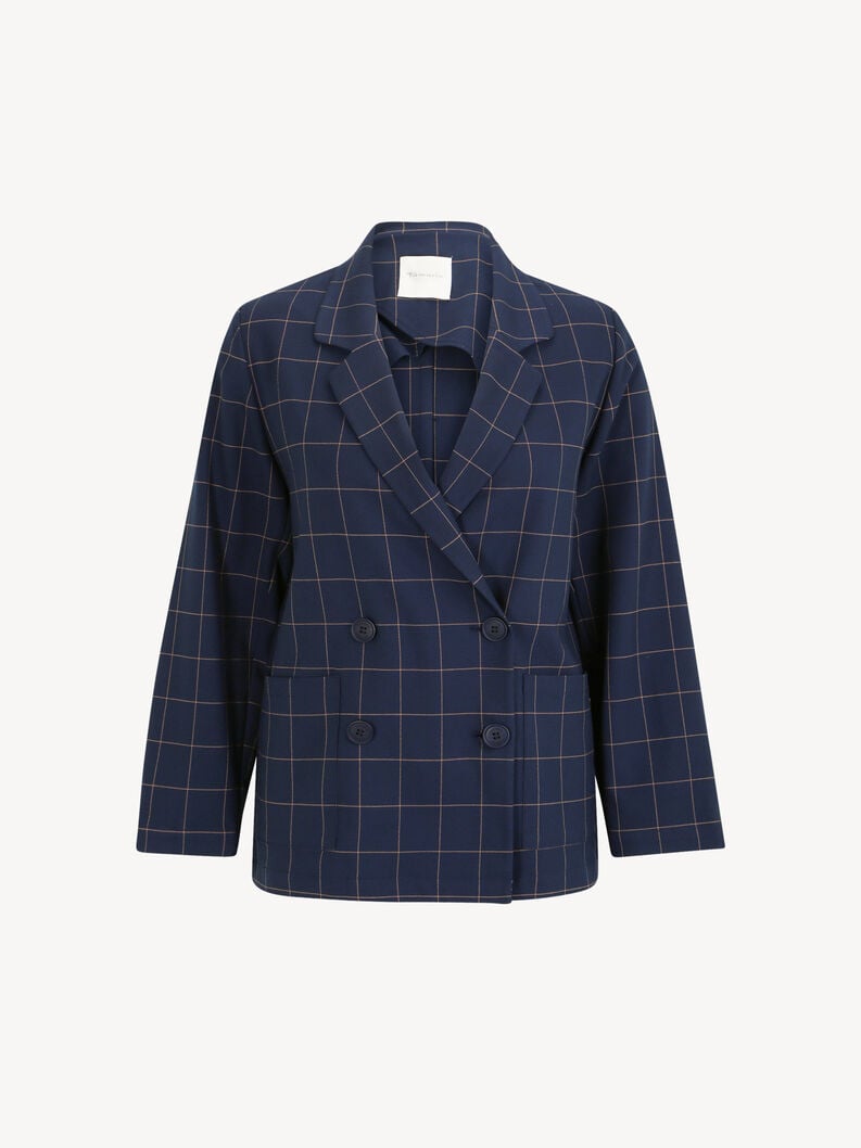 Tamaris | Blazer - Blau | Blueberry Window Check