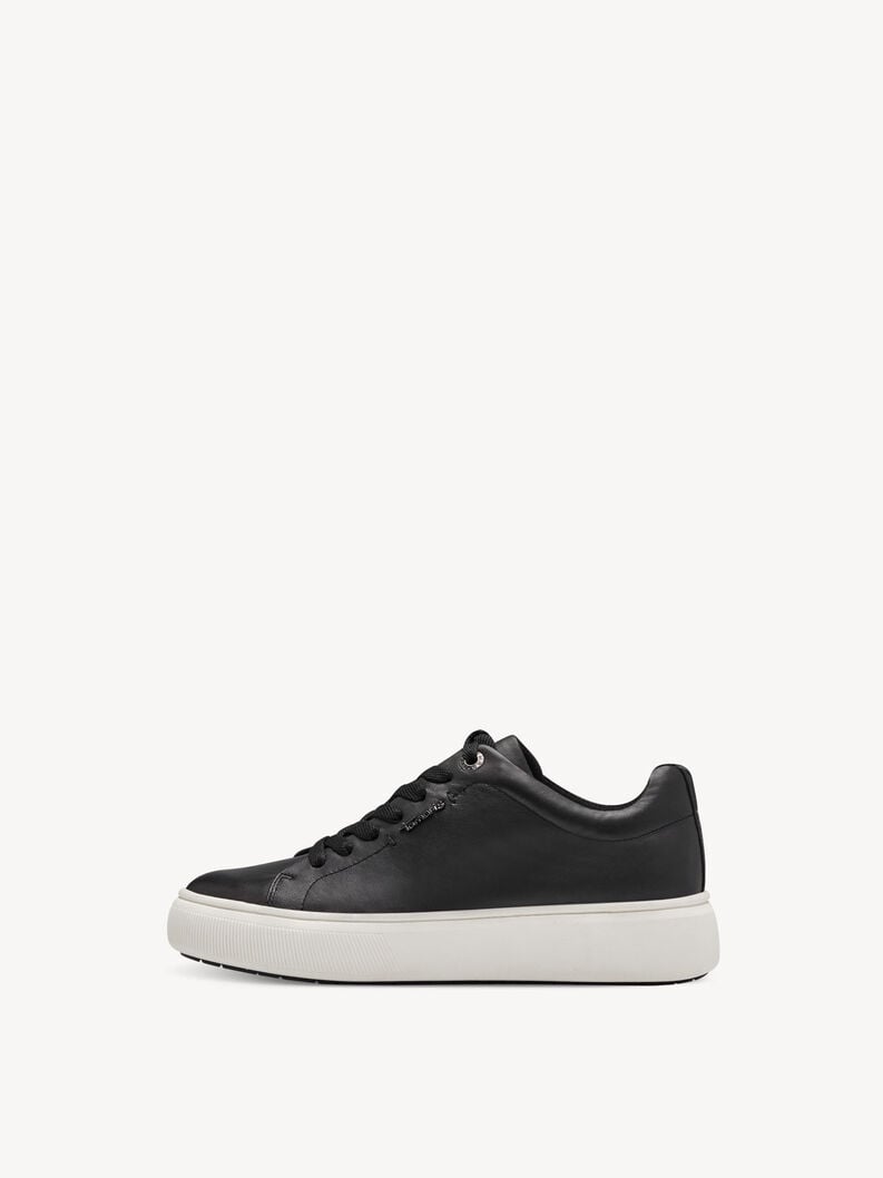 Tamaris | Ledersneaker - Schwarz | Black Leather