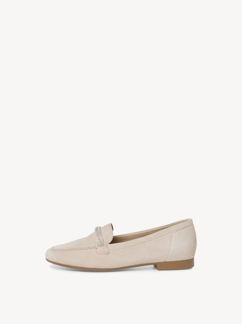 Tamaris | Lederslipper - Beige | Ivory