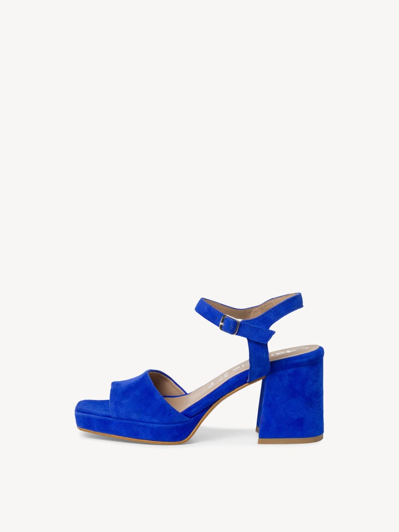 Tamaris | Ledersandalette - Blau | Royal Blue