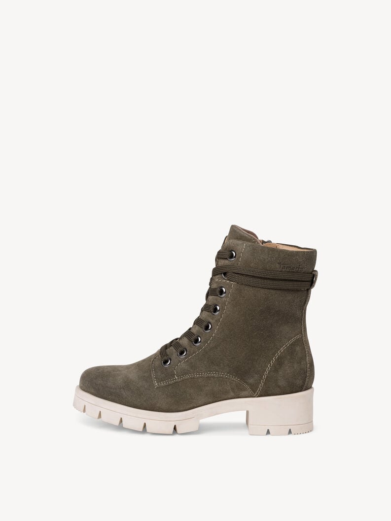 Tamaris | Lederstiefelette - Green | Khaki