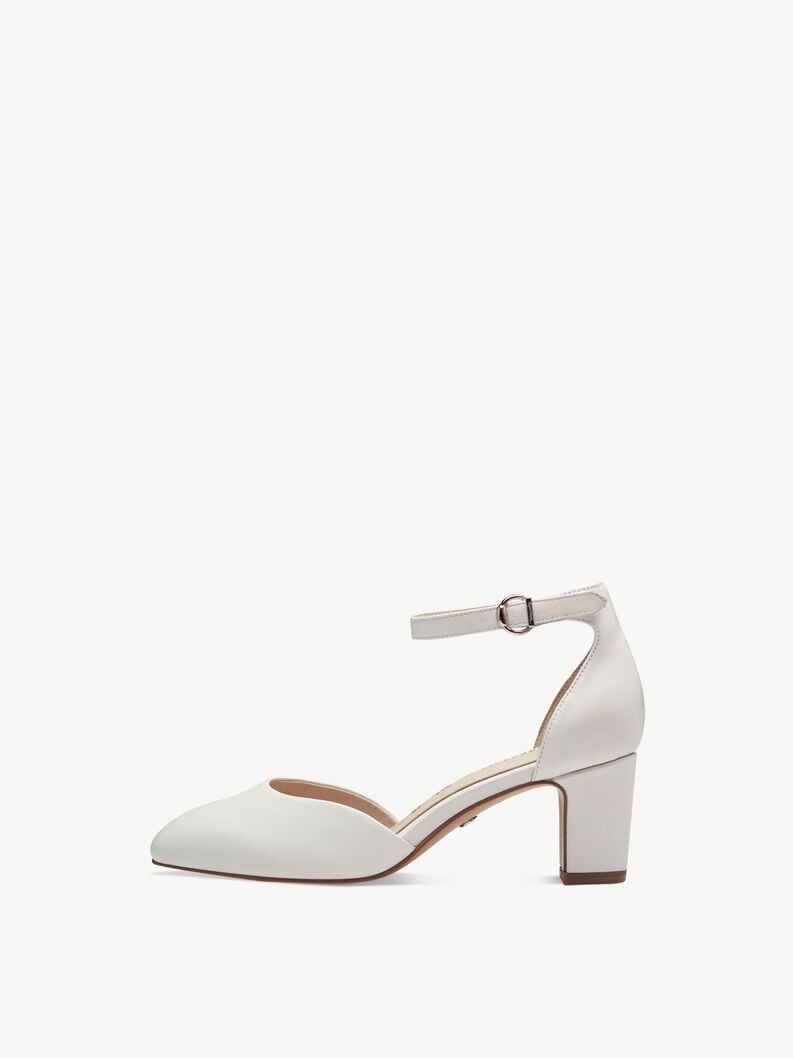 Tamaris | Lederpumps - White | White Leather