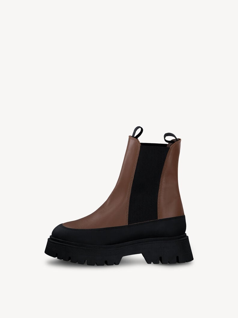 Tamaris | Chelsea Boot - Braun | Cognac/Black