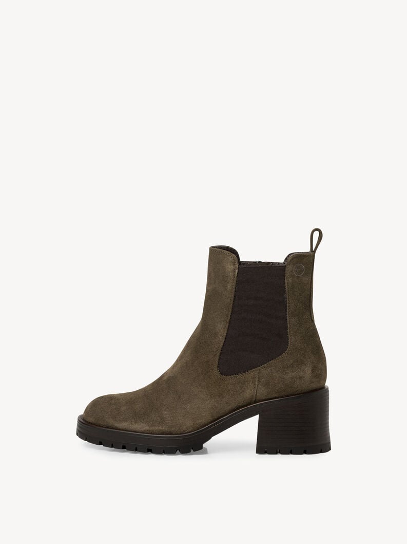 Tamaris | Leder Chelsea Boot - Green | Olive