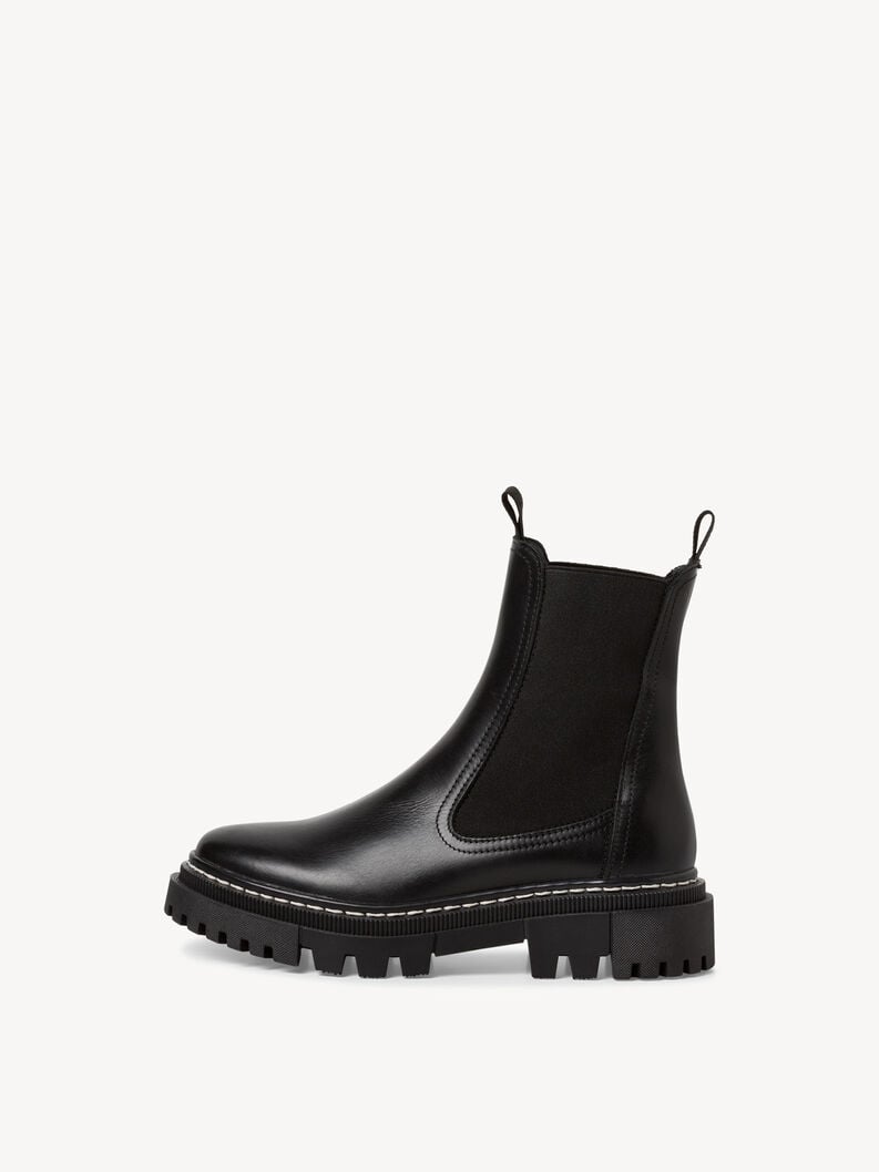 Tamaris | Leder Chelsea Boot - Schwarz | Black