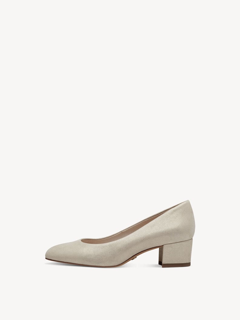 Tamaris | Lederpumps - Beige | Champagne