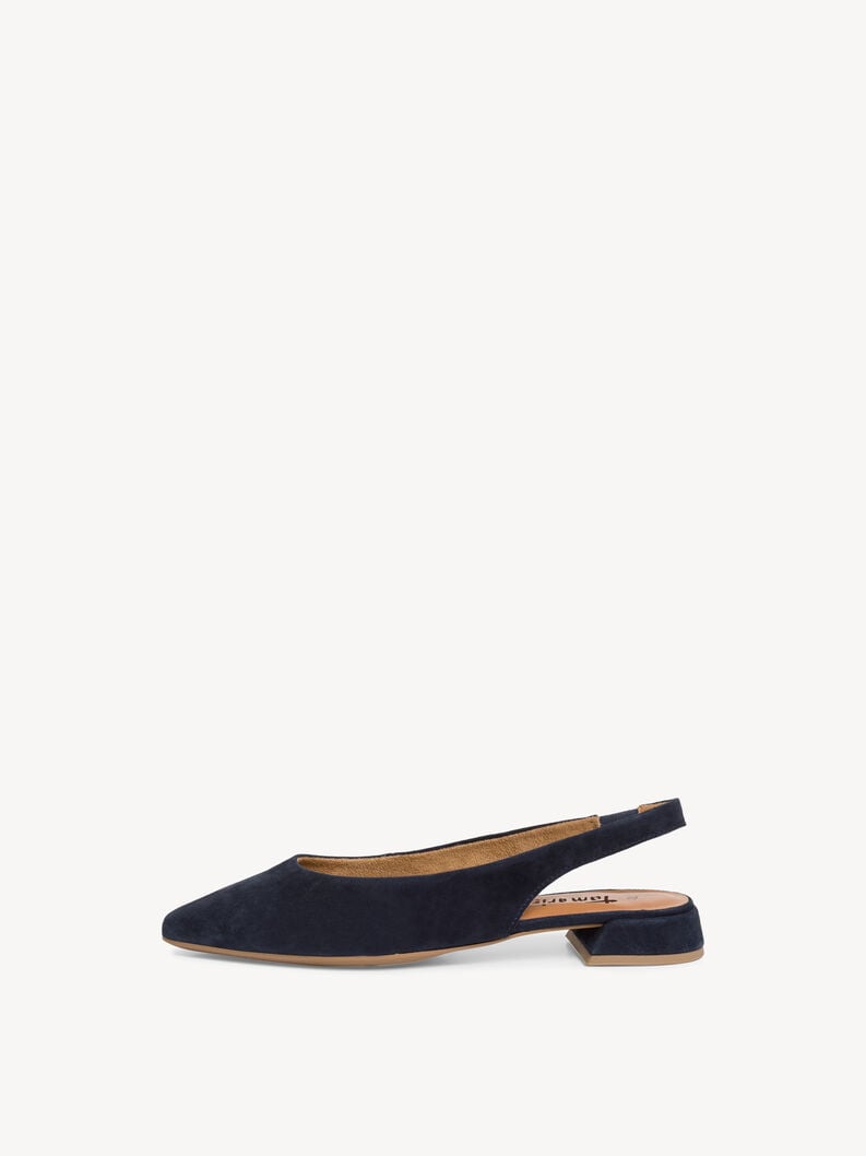 Tamaris | Lederslingpumps - Blau | Navy