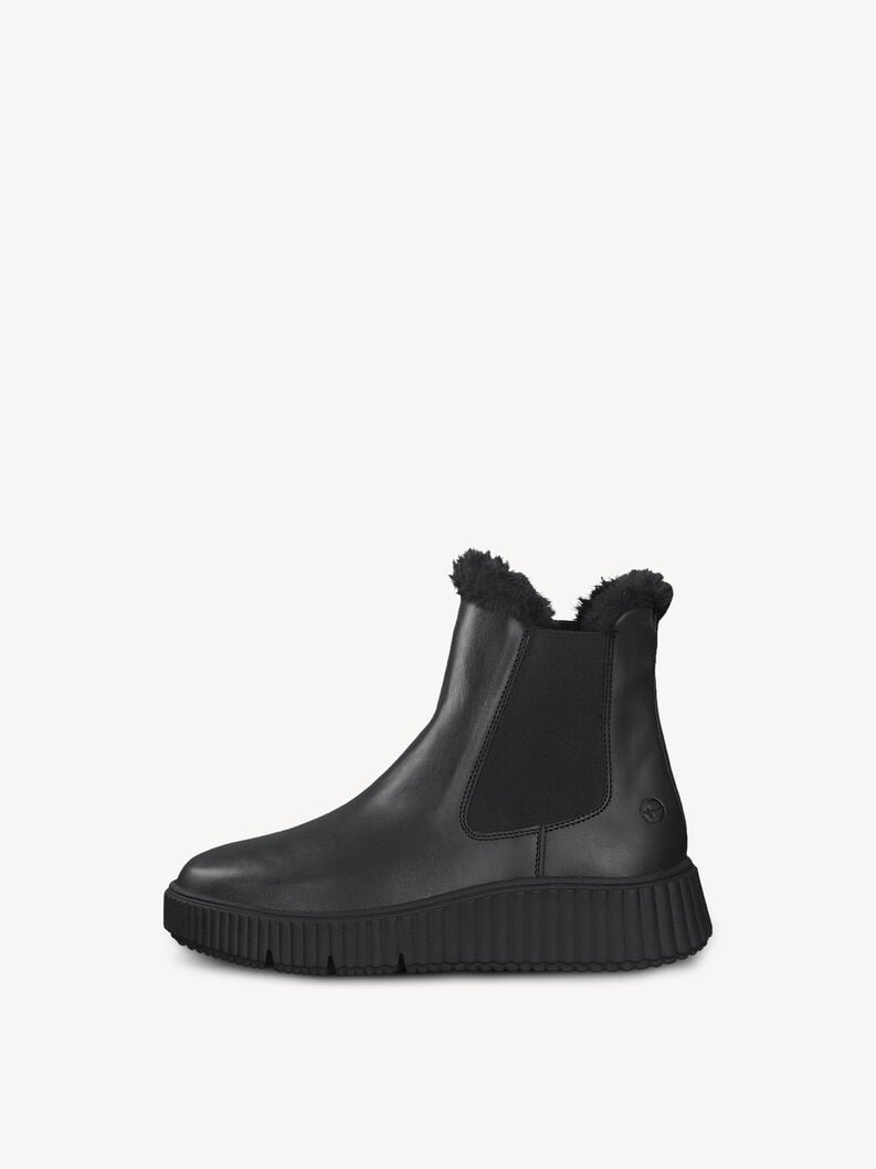 Tamaris | Leder Chelsea Boot - Schwarz | Black Leather