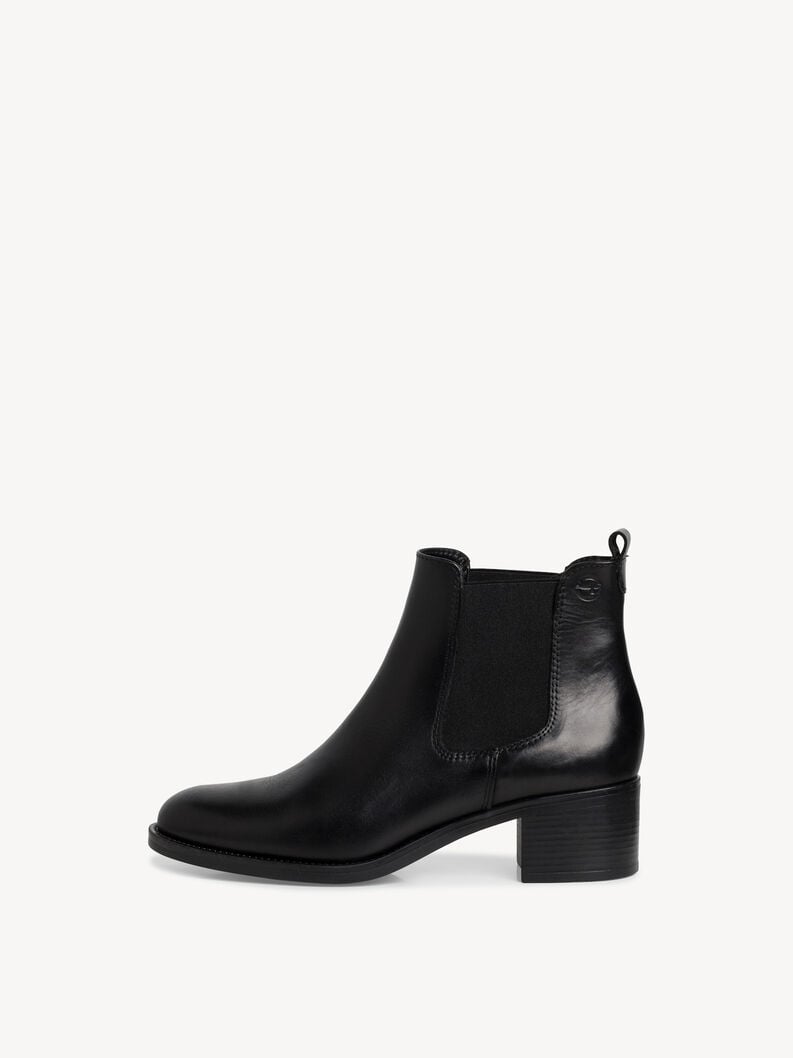 Tamaris | Leder Chelsea Boot - Schwarz | Black