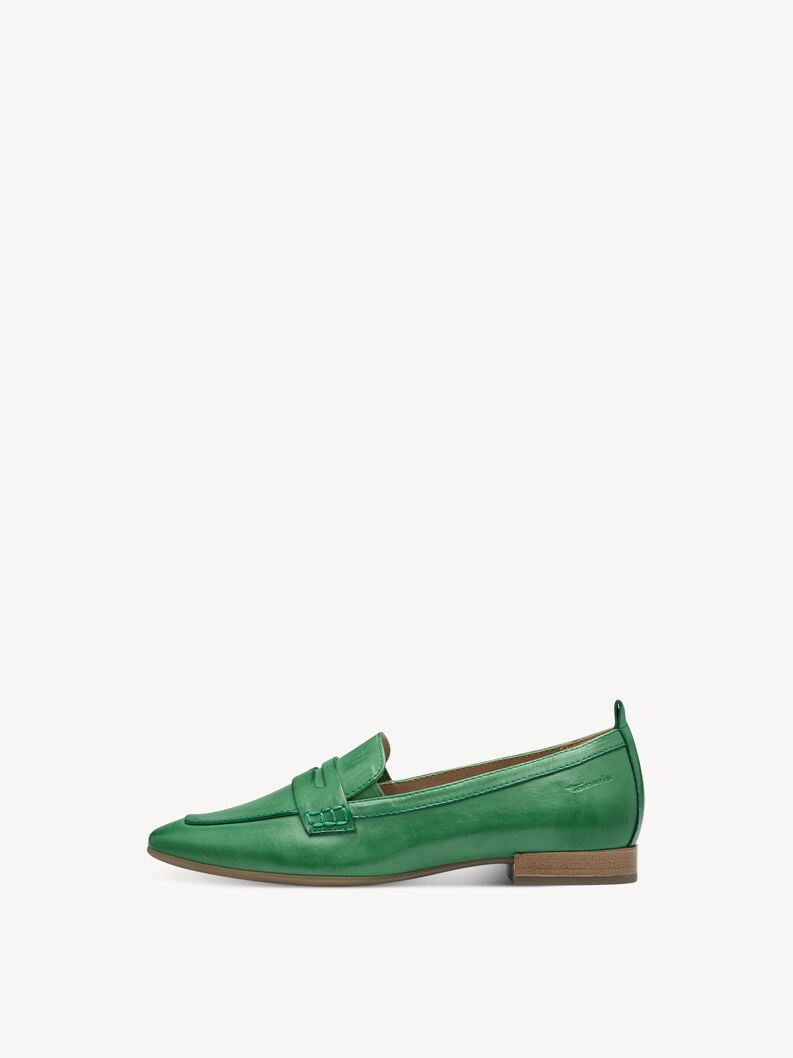 Tamaris | Lederslipper - Green | Green