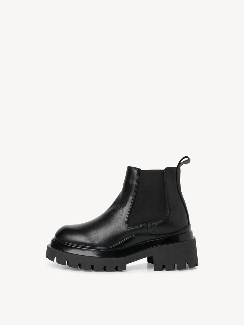 Tamaris | Leder Chelsea Boot - Schwarz | Black