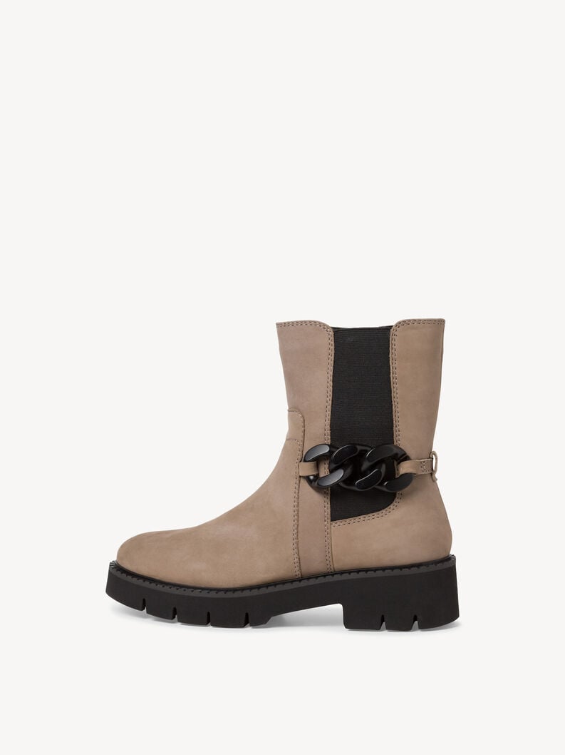 Tamaris | Leder Chelsea Boot - Braun | Taupe