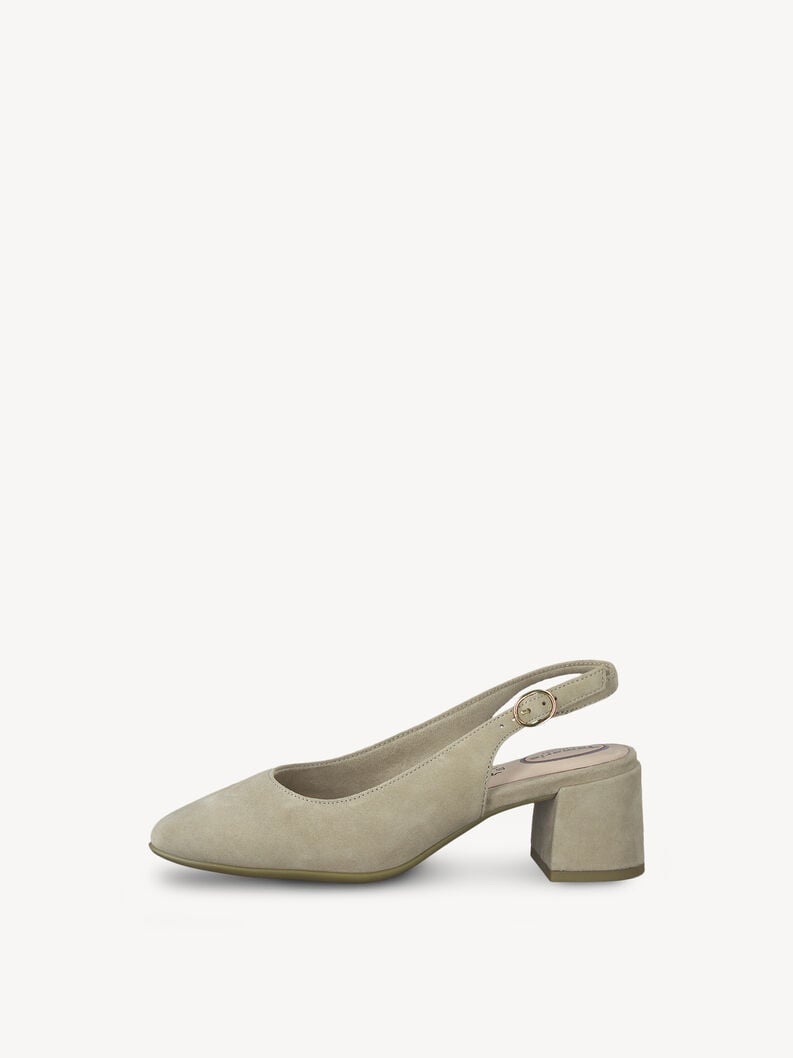 Tamaris | Lederslingpumps - Beige | Sand