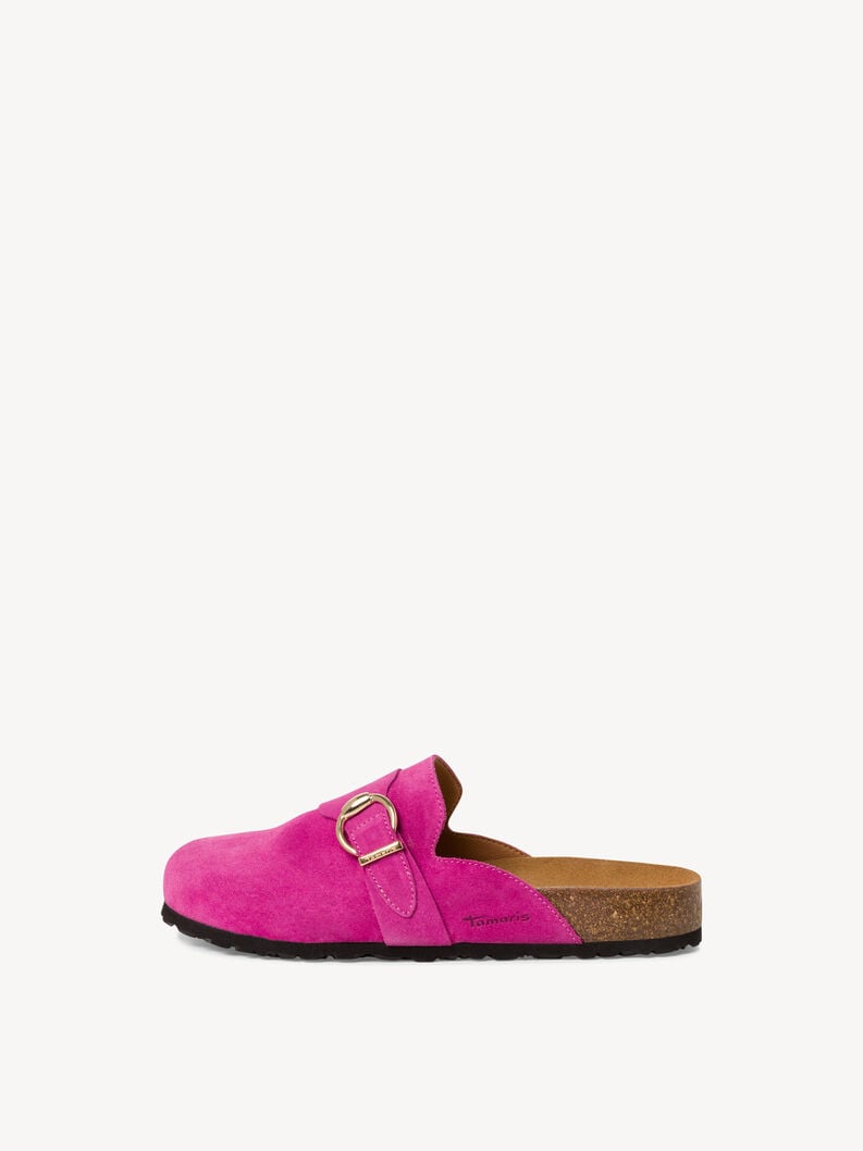 Tamaris | Lederpantolette - Pink | Fuxia