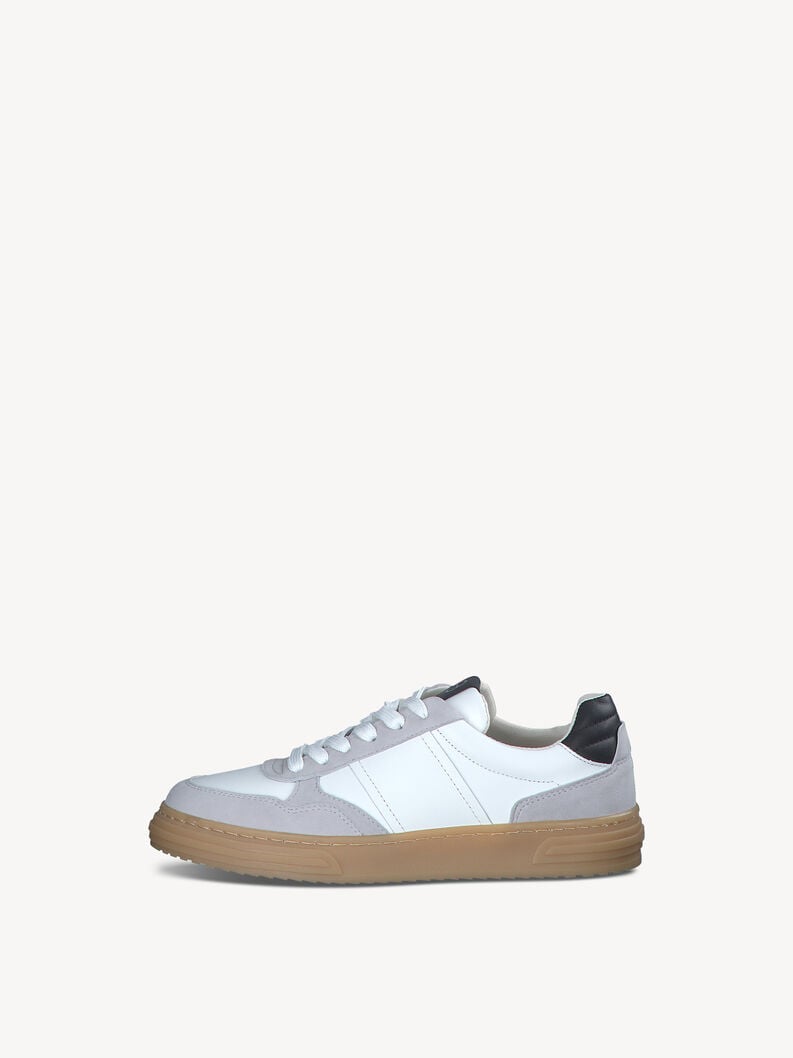 Tamaris | Ledersneaker - White | White/Grey