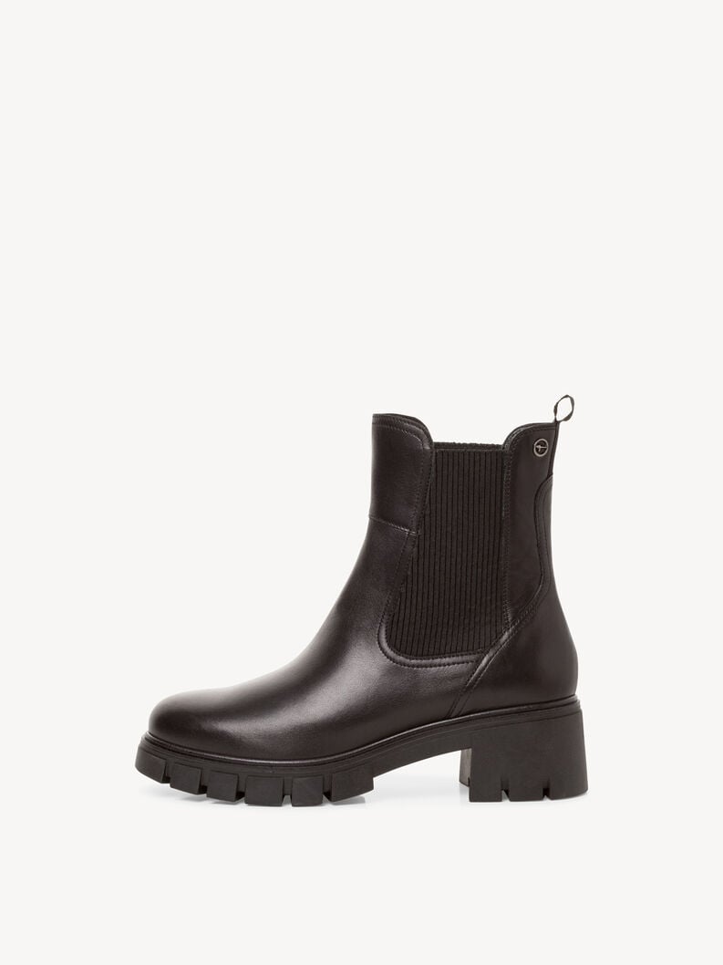 Tamaris | Leder Chelsea Boot - Schwarz | Black