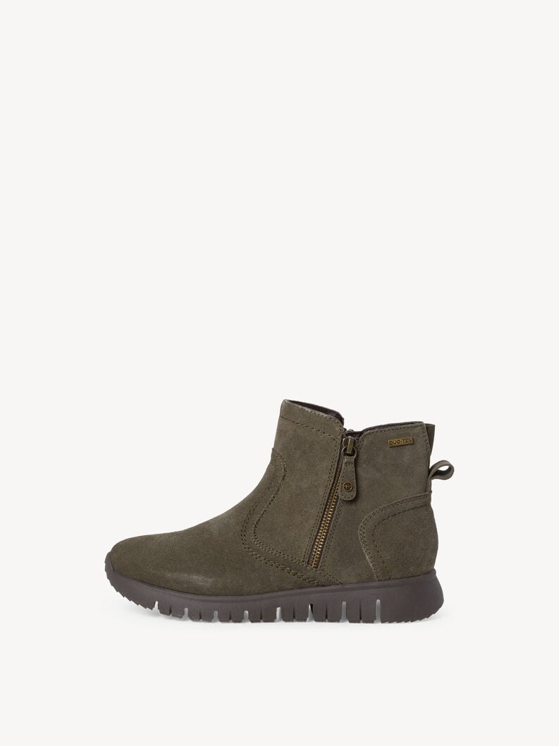 Tamaris | Lederstiefelette - Green | Khaki