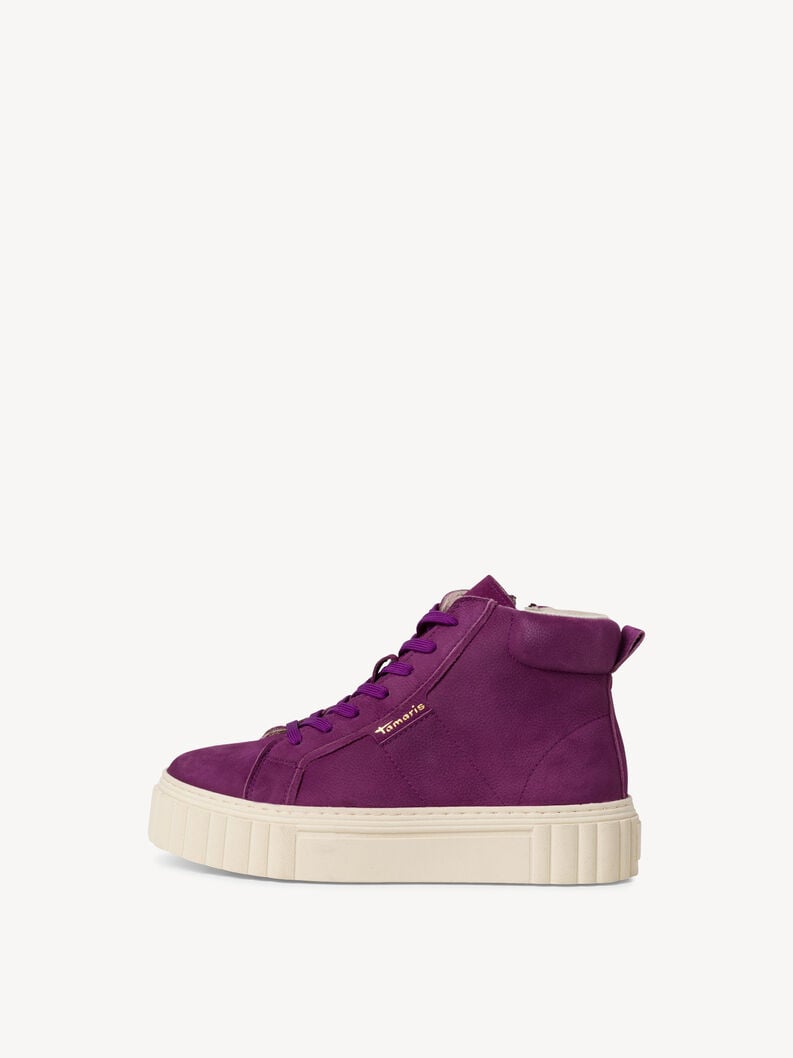 Tamaris | Lederstiefelette - Lila | Purple