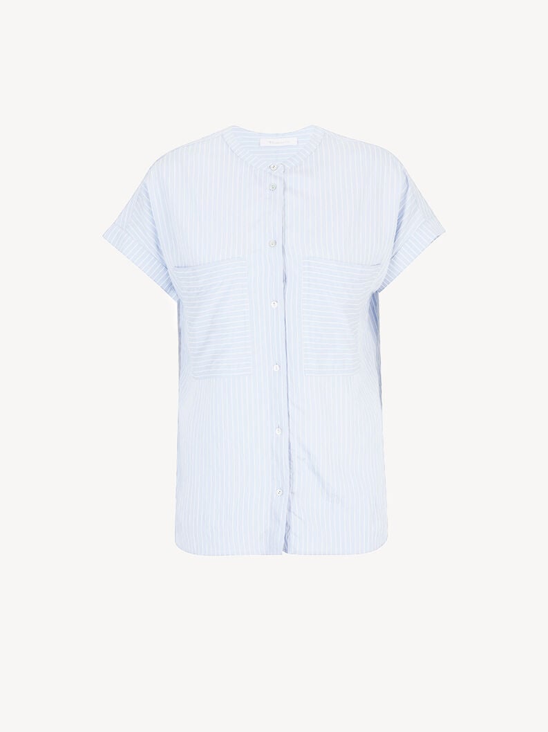 Tamaris | Bluse - Blau | Arctic Ice/Bright White Striped