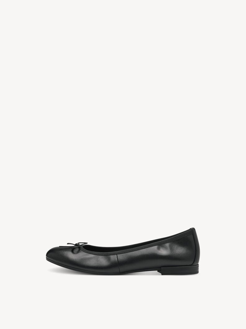 Tamaris | Lederballerina - Schwarz | Black