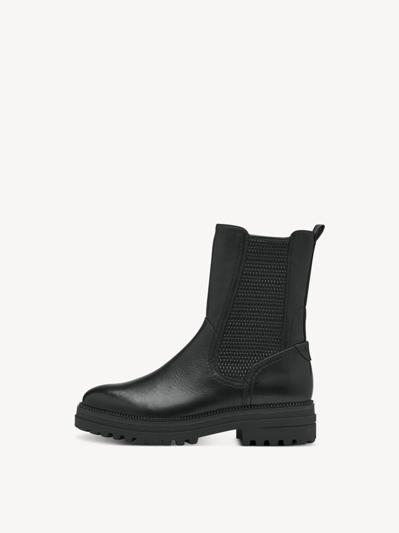 Tamaris | Leder Chelsea Boot - Schwarz | Black