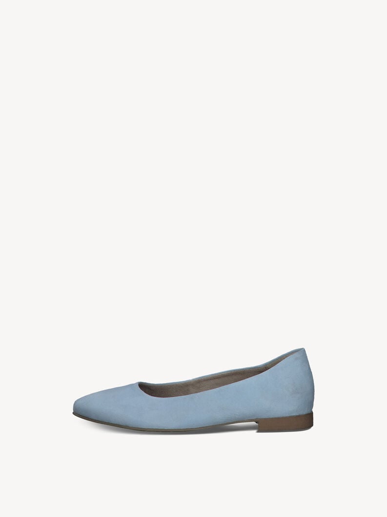 Tamaris | Lederballerina - Blau | Light Blue