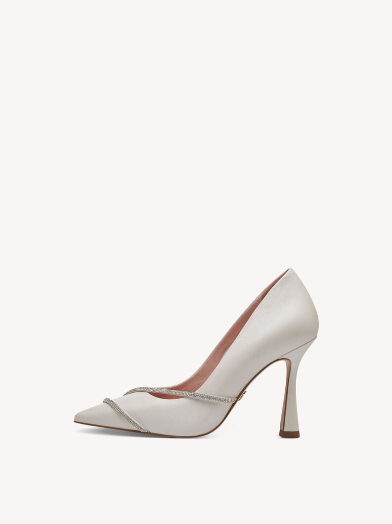 Tamaris | Lederpumps - Beige | Ivory Leather