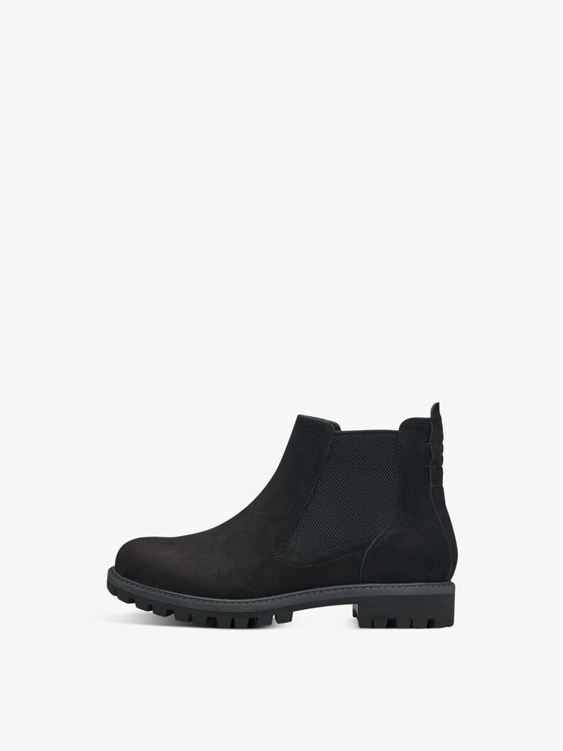 Tamaris | Leder Chelsea Boot - Schwarz | Black Uni