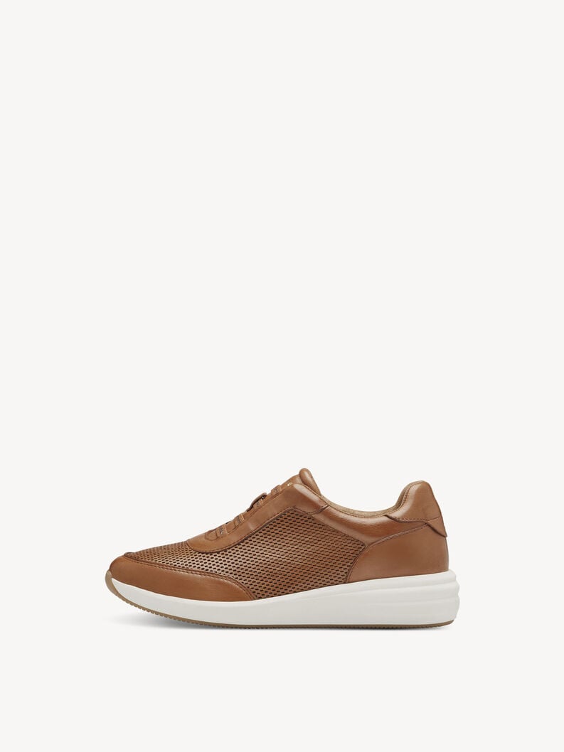 Tamaris | Ledersneaker - Braun | Cognac