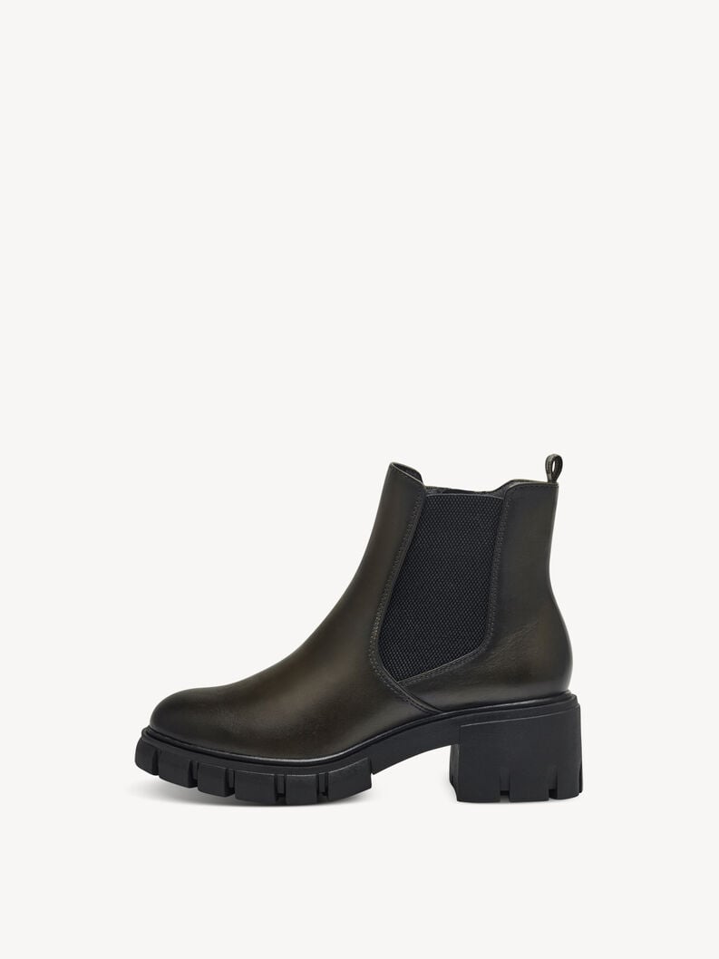 Tamaris | Leder Chelsea Boot - Green | Olive