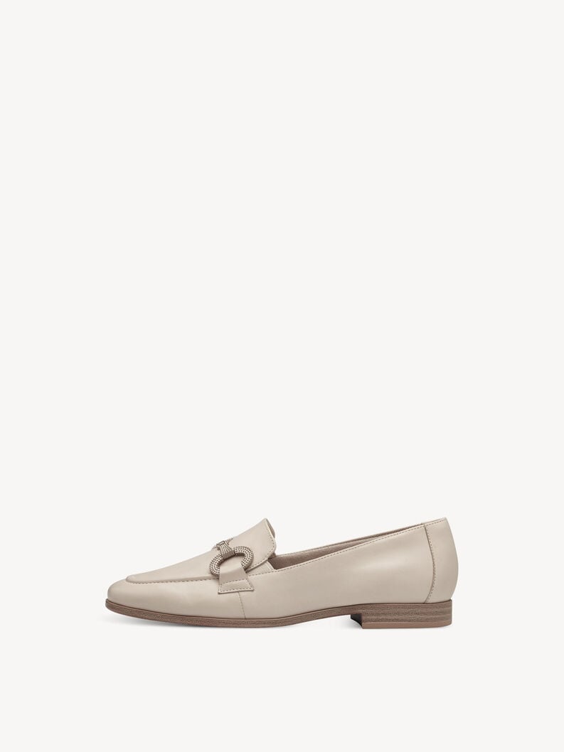 Tamaris | Lederslipper - Beige | Ivory