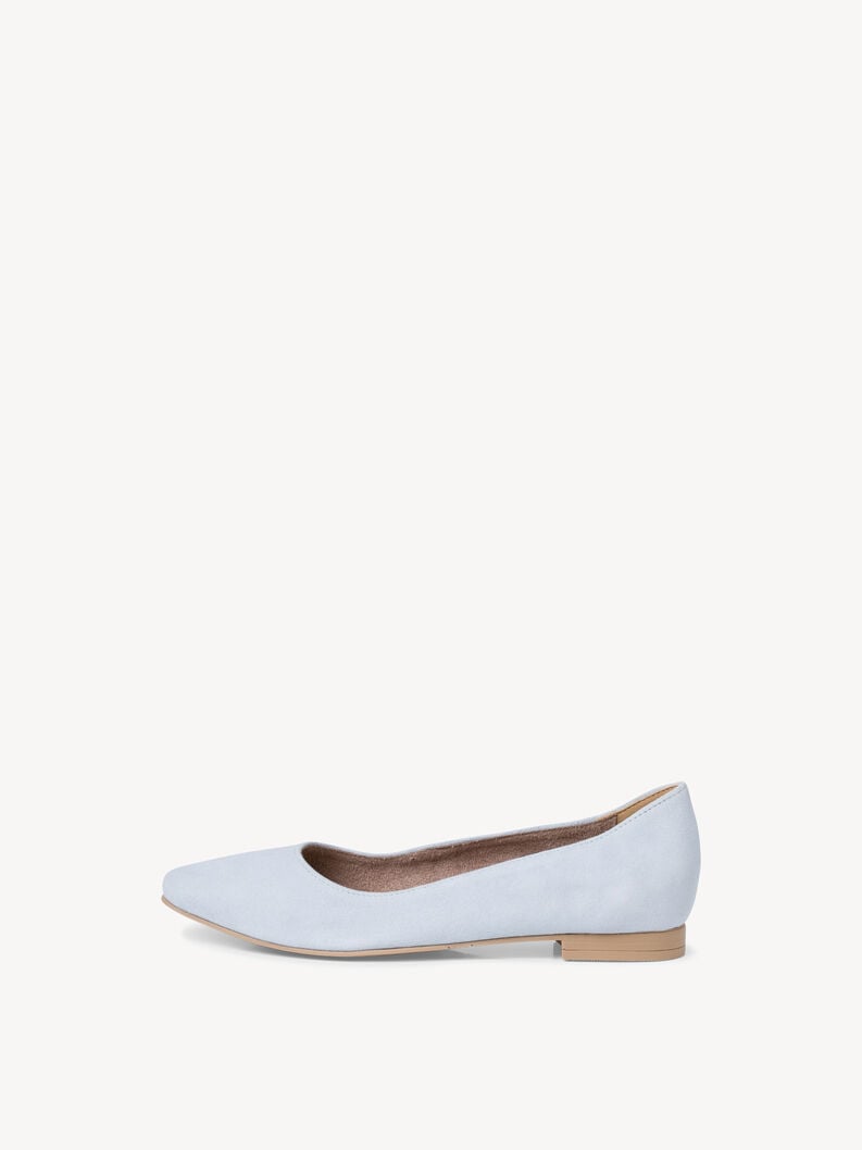 Tamaris | Lederballerina - Blau | Light Blue