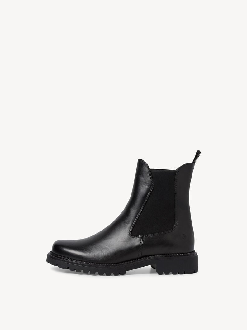 Tamaris | Leder Chelsea Boot - Schwarz | Black