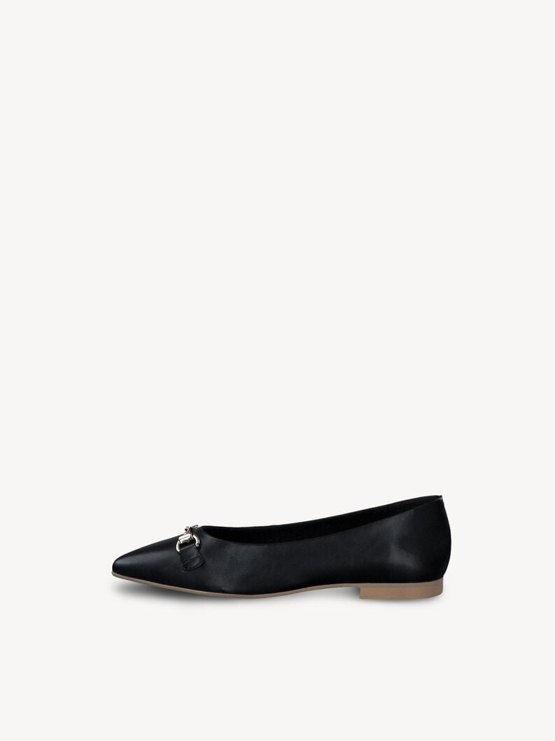 Tamaris | Lederballerina - Schwarz | Black Leather