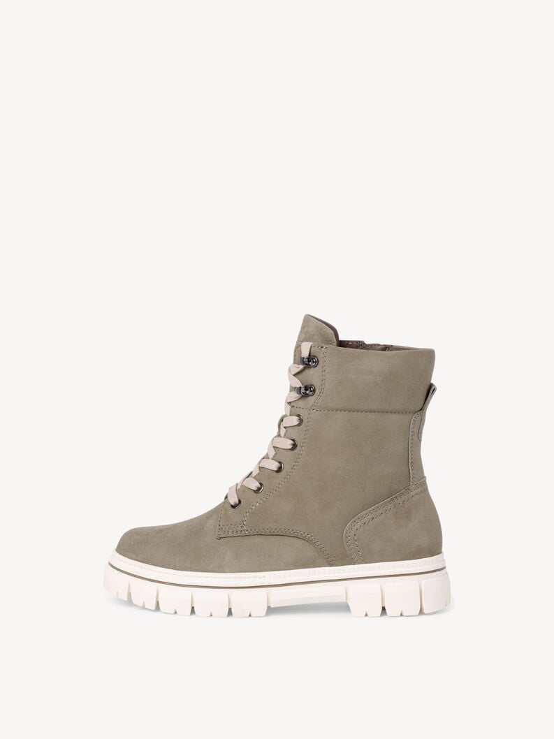 Tamaris | Lederstiefelette - Green | Khaki