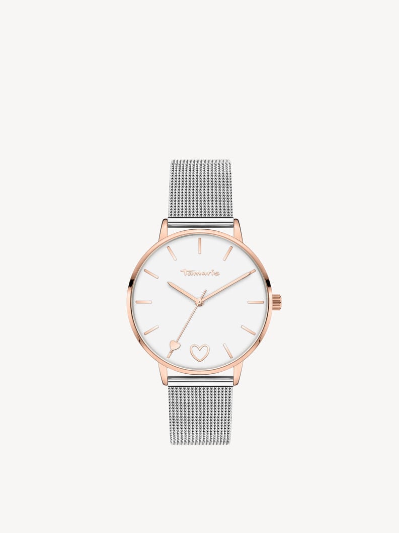 Tamaris | Uhr - Silber | Rosegold Mesh Silver