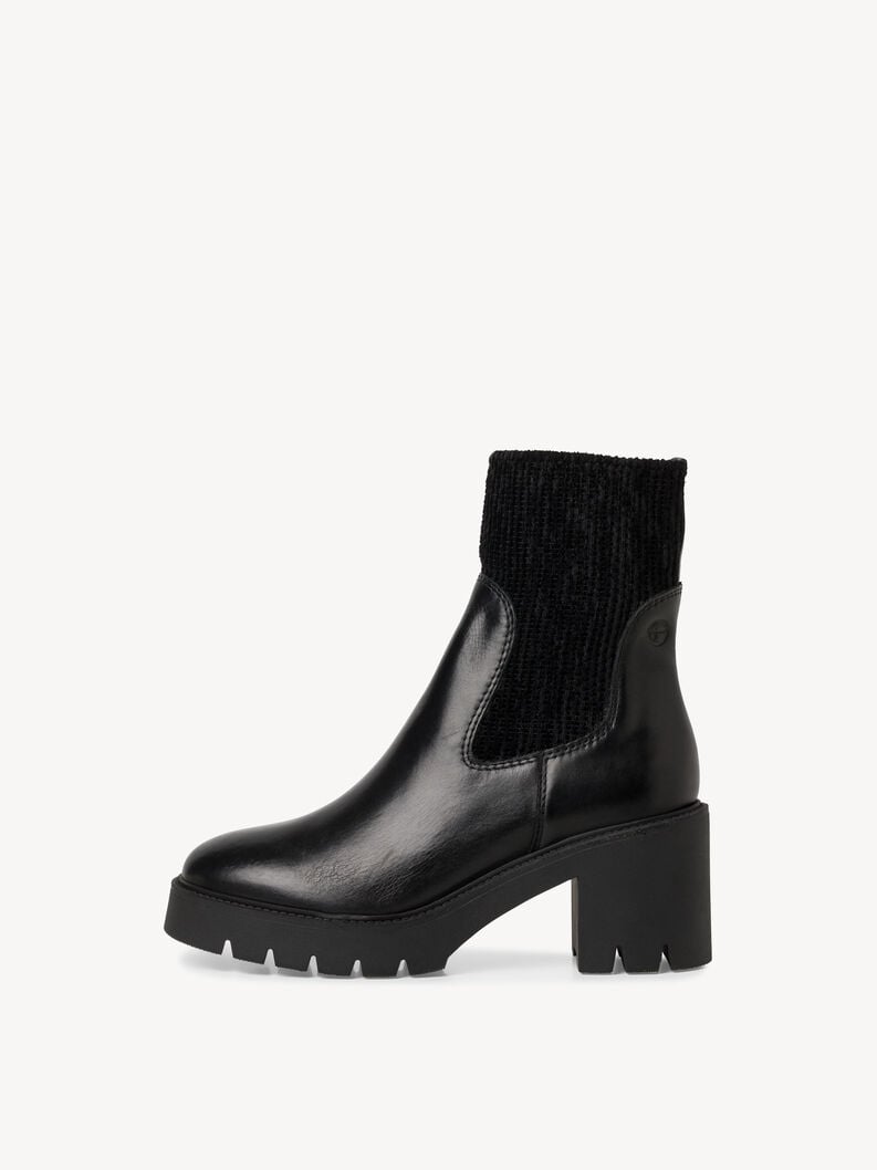 Tamaris | Leder Chelsea Boot - Schwarz | Black Leather