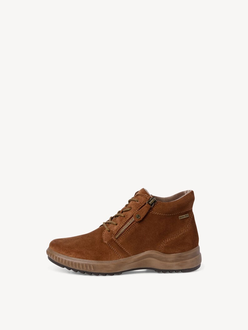 Tamaris | Lederstiefelette - Braun | Cognac