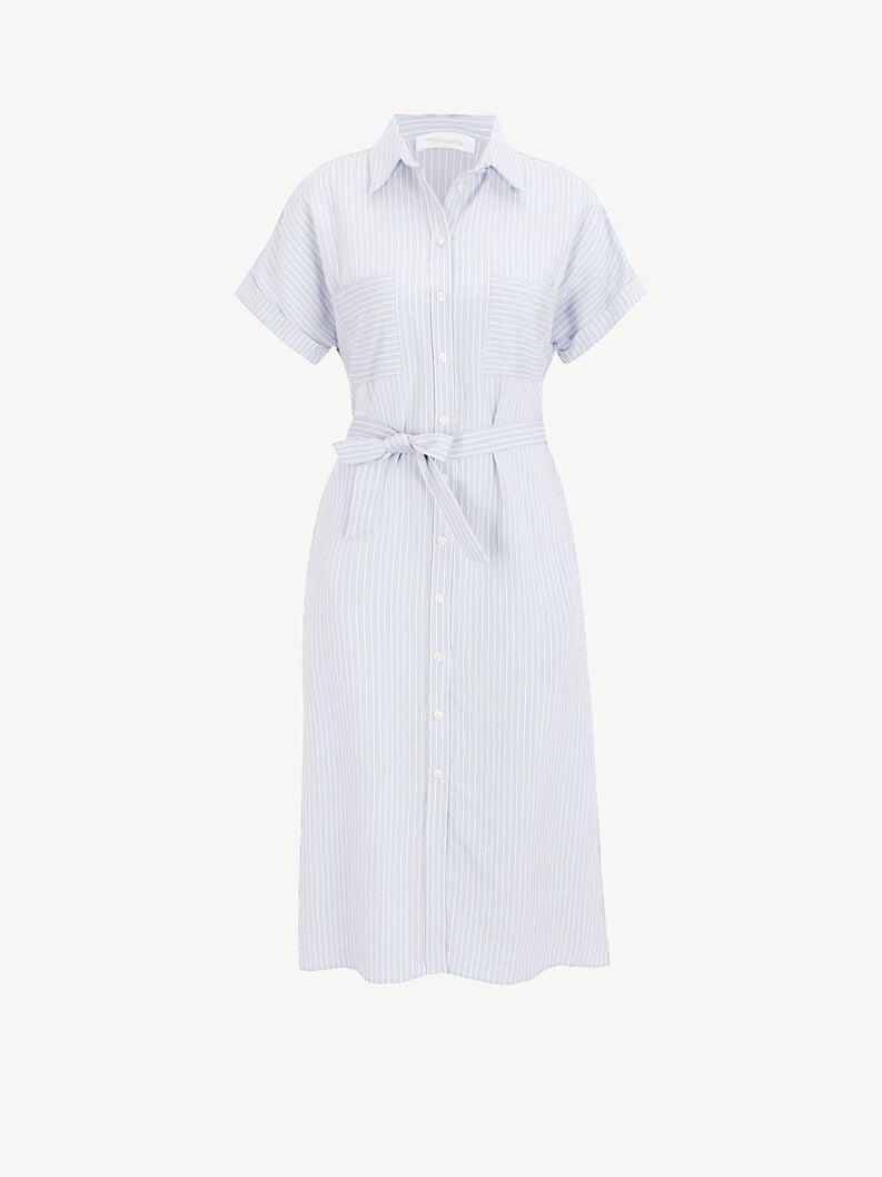 Tamaris | Kleid - Blau | Arctic Ice/Bright White Striped