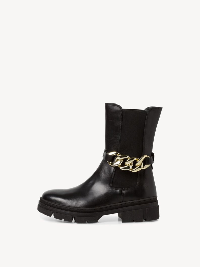 Tamaris | Chelsea Boot - Schwarz | Black/Gold