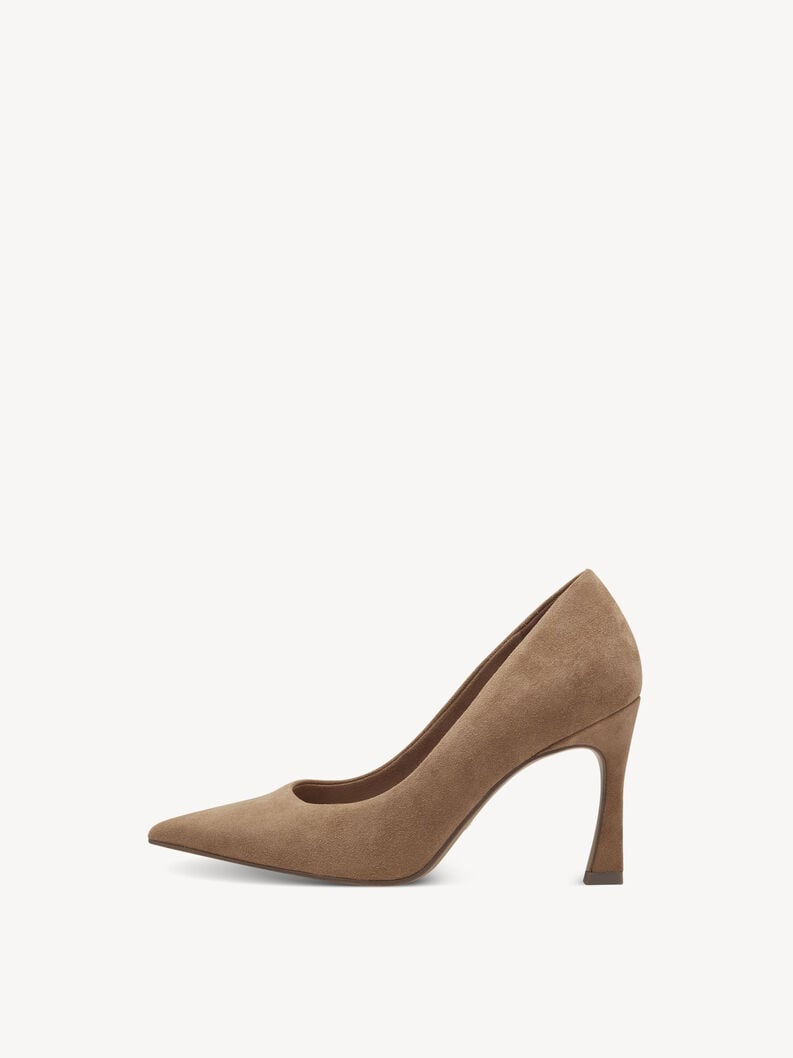 Tamaris | Lederpumps - Beige | Camel Leather