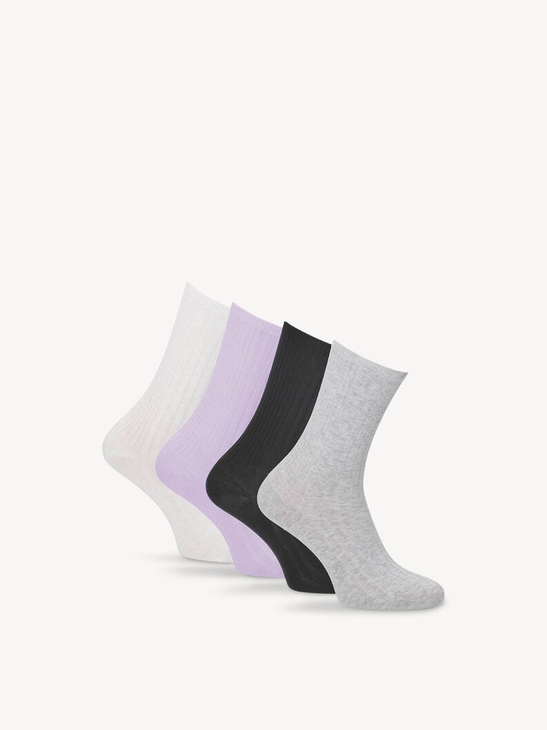 Tamaris | Socken Set - Multicolor | Grey/Black/Lavender/Offwhite