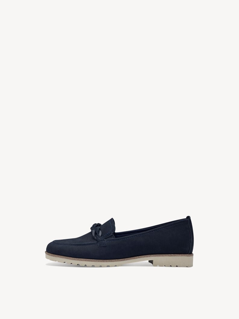 Tamaris | Lederslipper - Blau | Navy