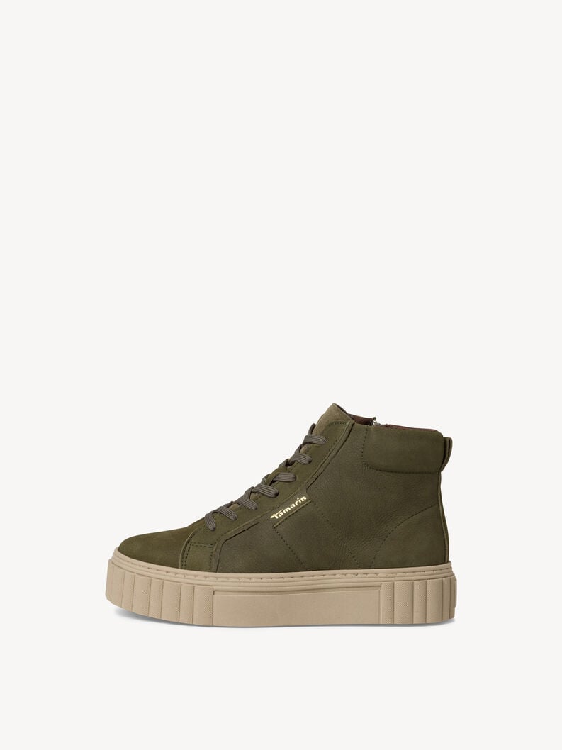 Tamaris | Lederstiefelette - Green | Olive