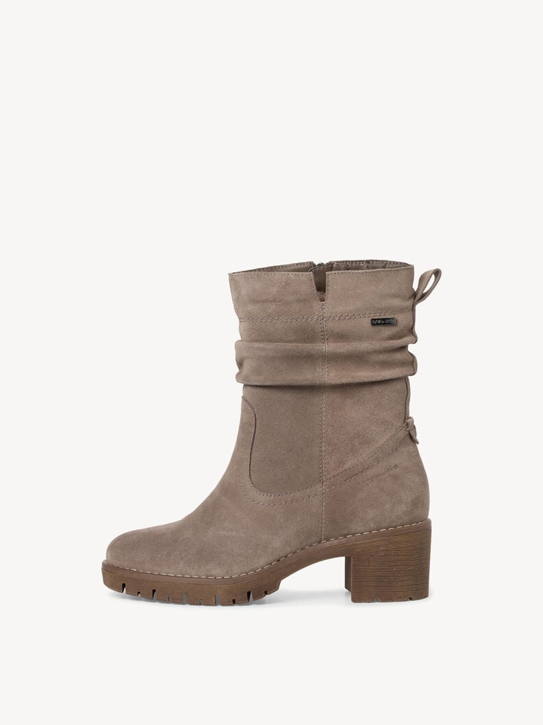 Tamaris | Lederstiefelette - Braun | Taupe