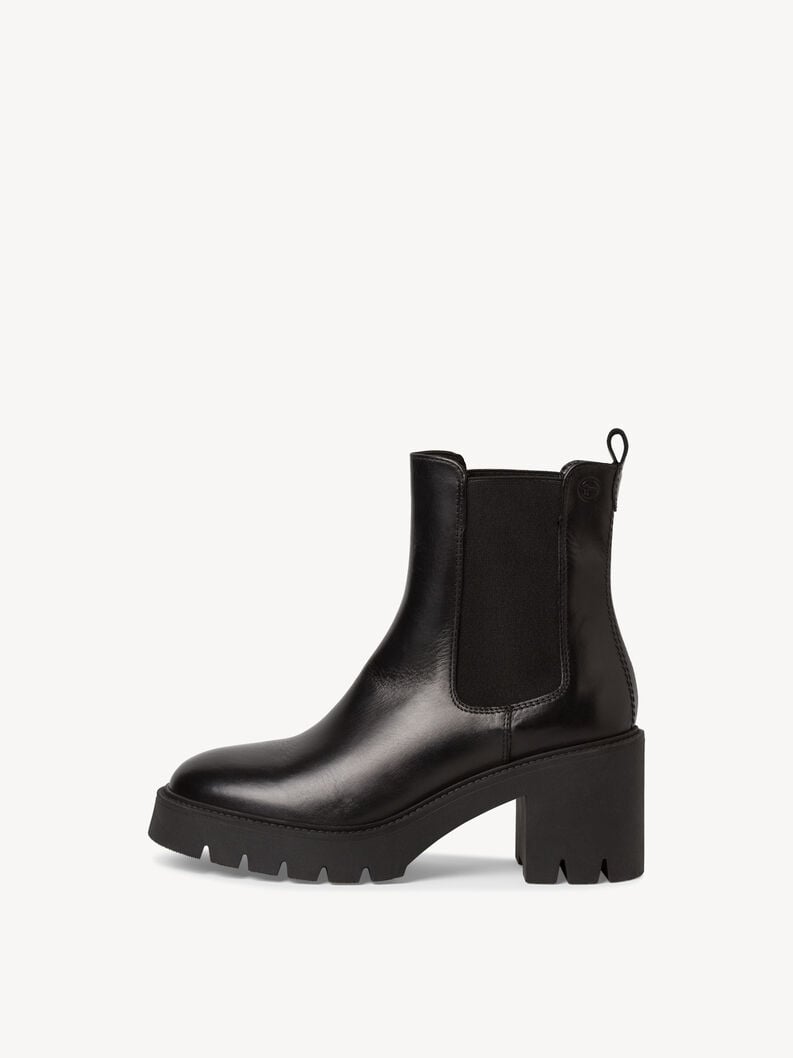 Tamaris | Leder Chelsea Boot - Schwarz | Black Leather