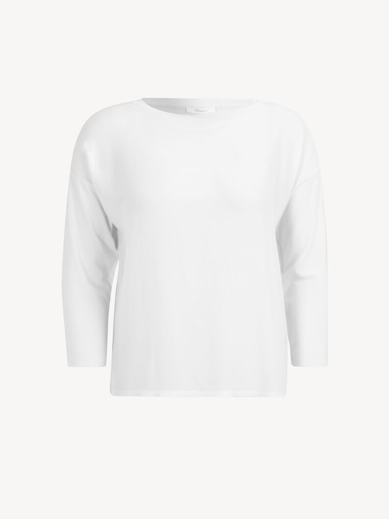 Tamaris | 3/4 Arm Shirt - White | Bright White