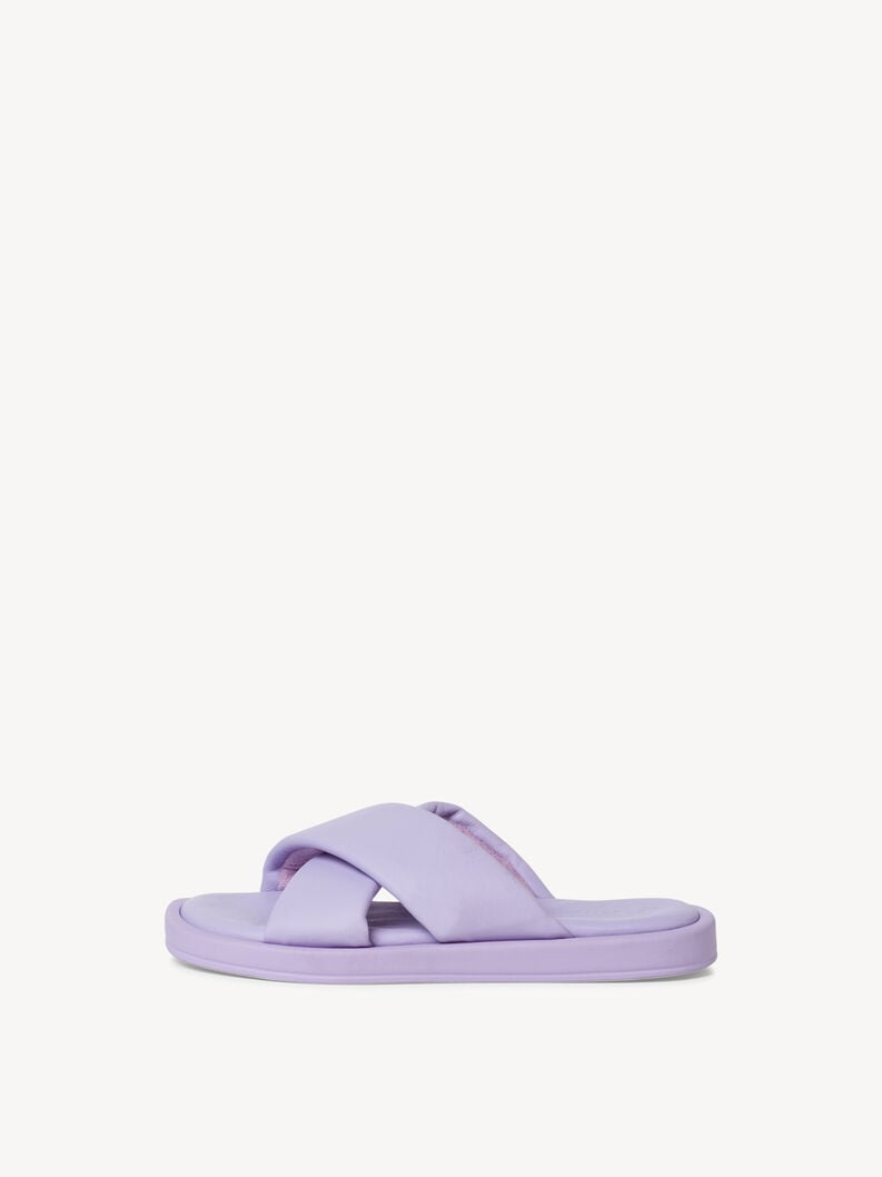 Tamaris | Lederpantolette - Lila | Lavender