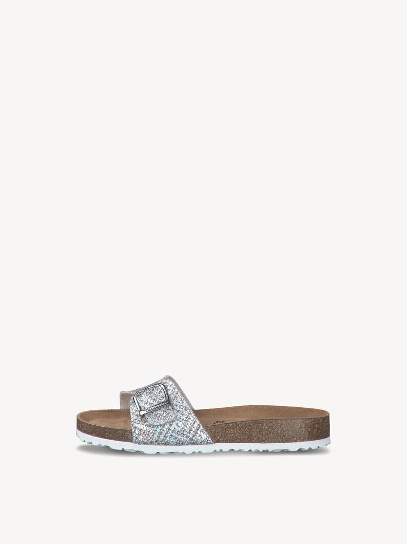 Tamaris | Pantolette - Metallic | Ethno Silver