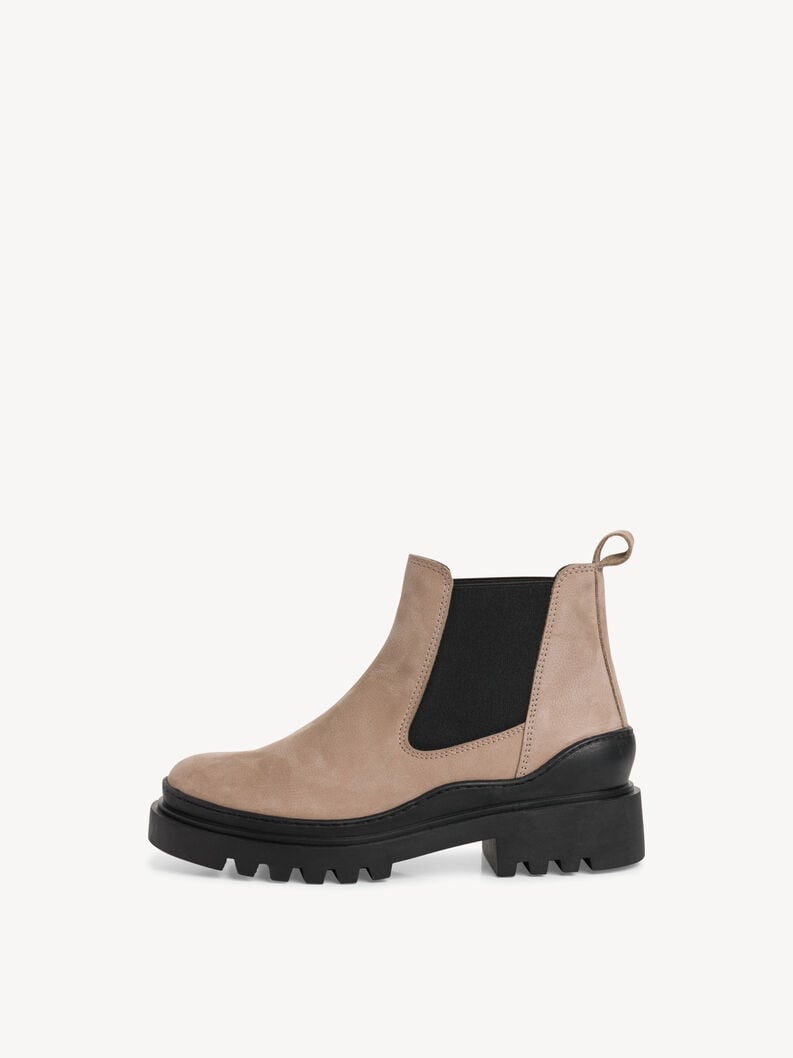 Tamaris | Leder Chelsea Boot - Braun | Taupe